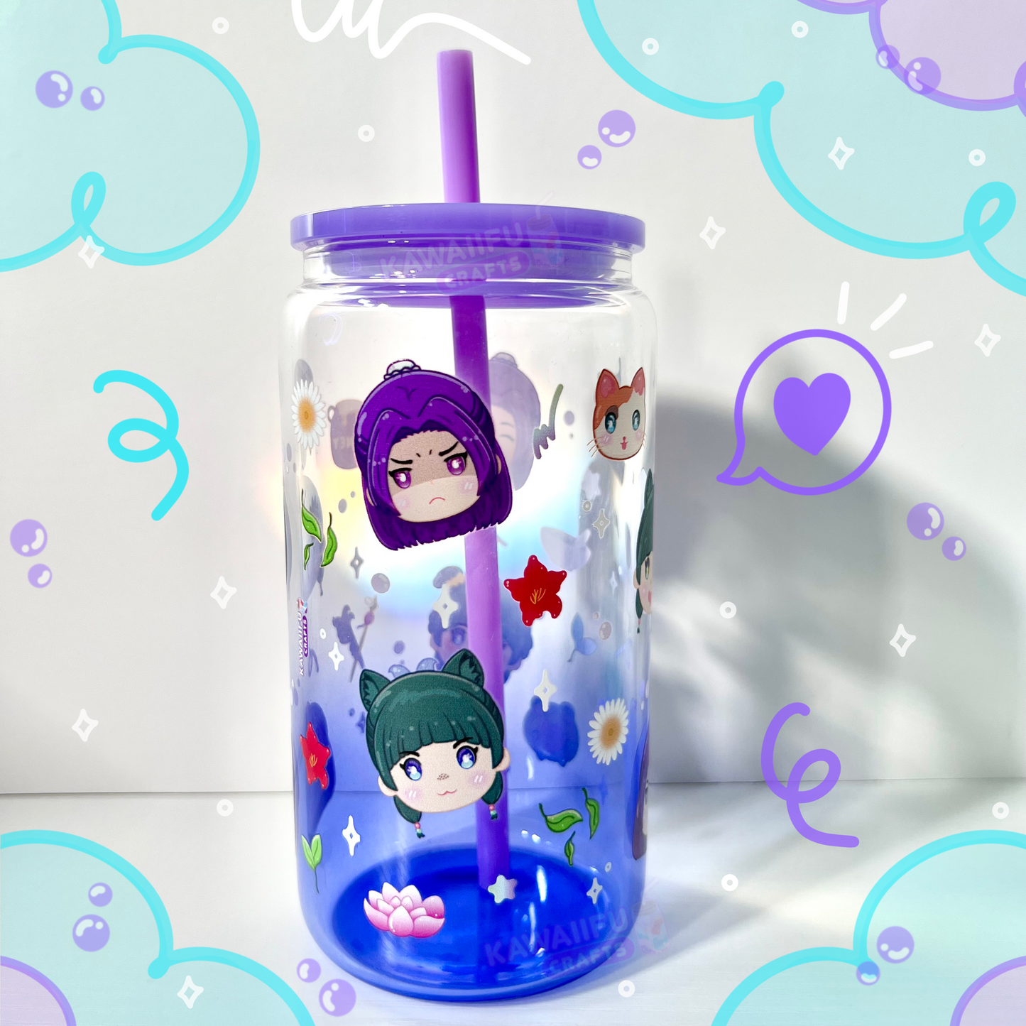 Diaries Glass Cup