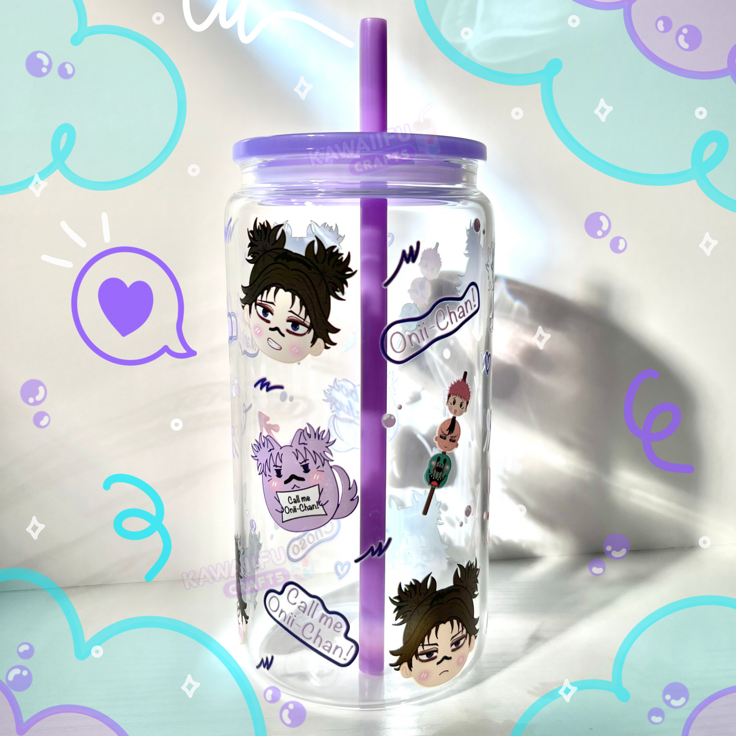 Cat-Oni Glass Cup