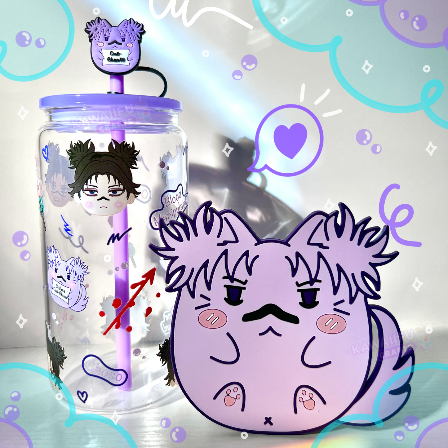 Cat-Oni Glass Cup
