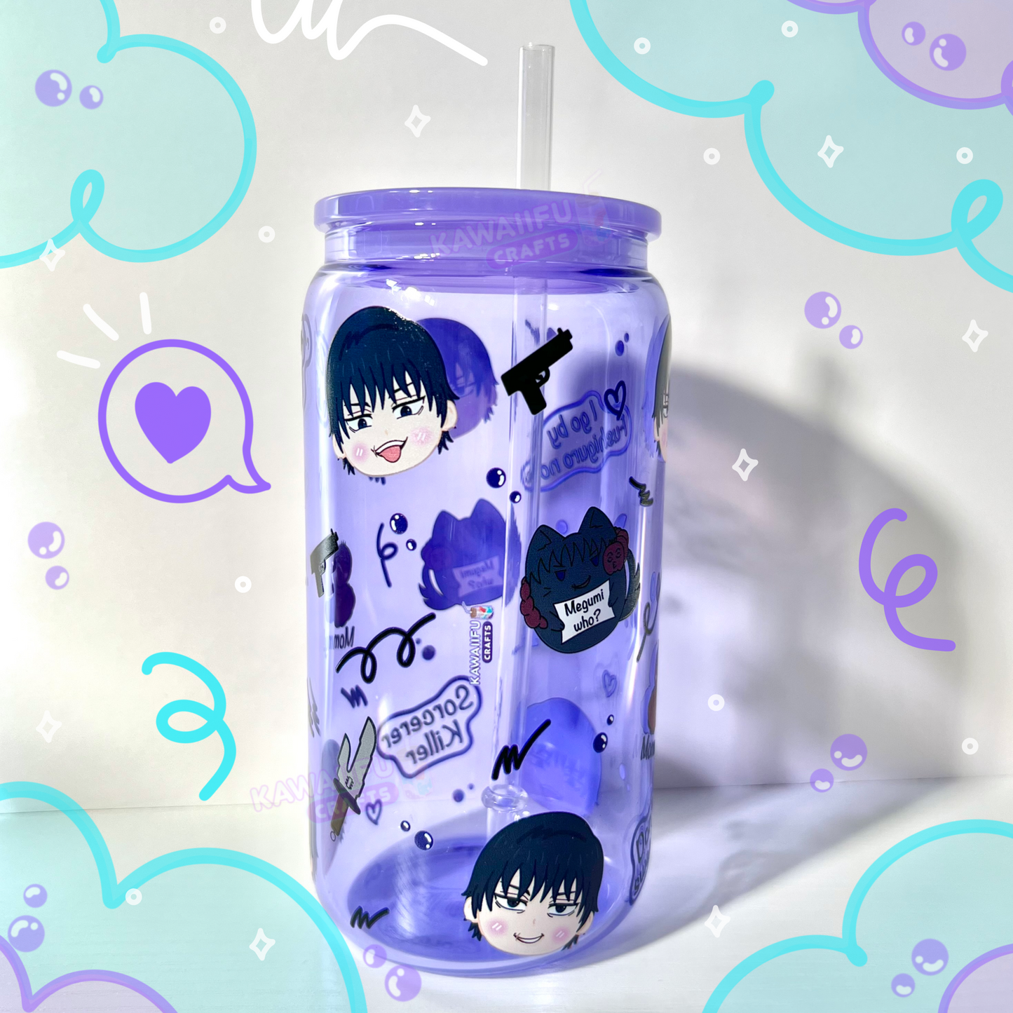 Catdaddy Glass Cup