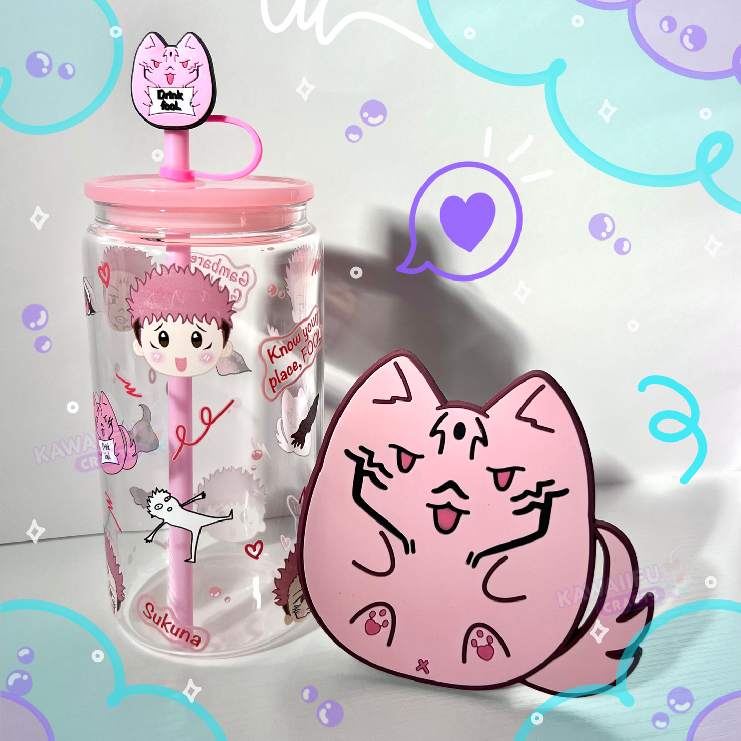 Catsuku Glass Cup