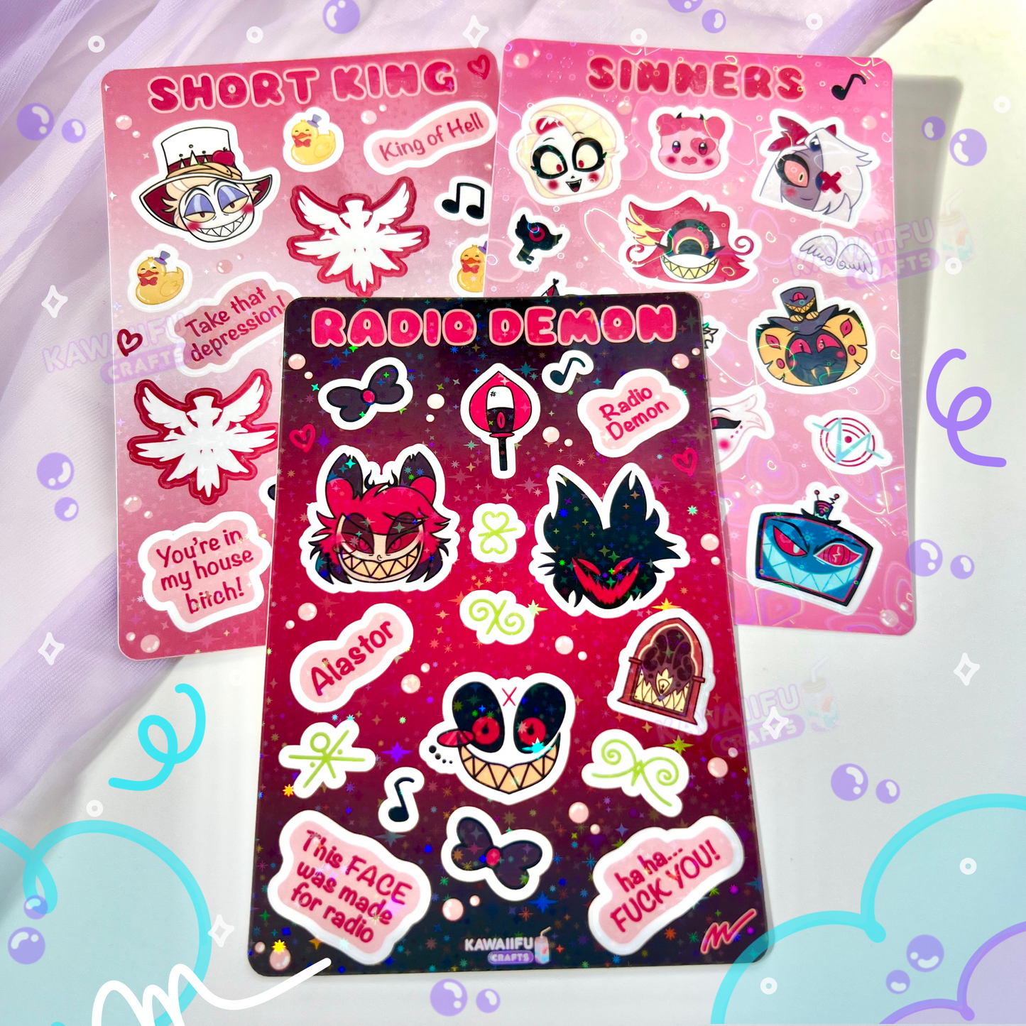 Sinners Sticker Sheet