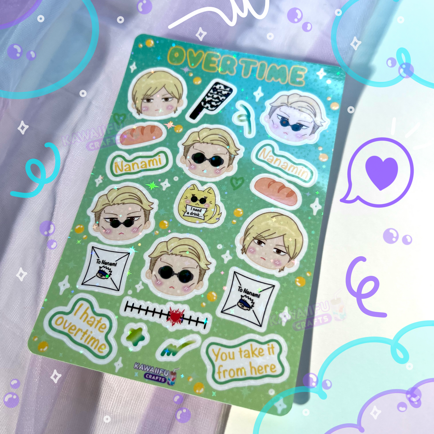 Overtime Sticker Sheet