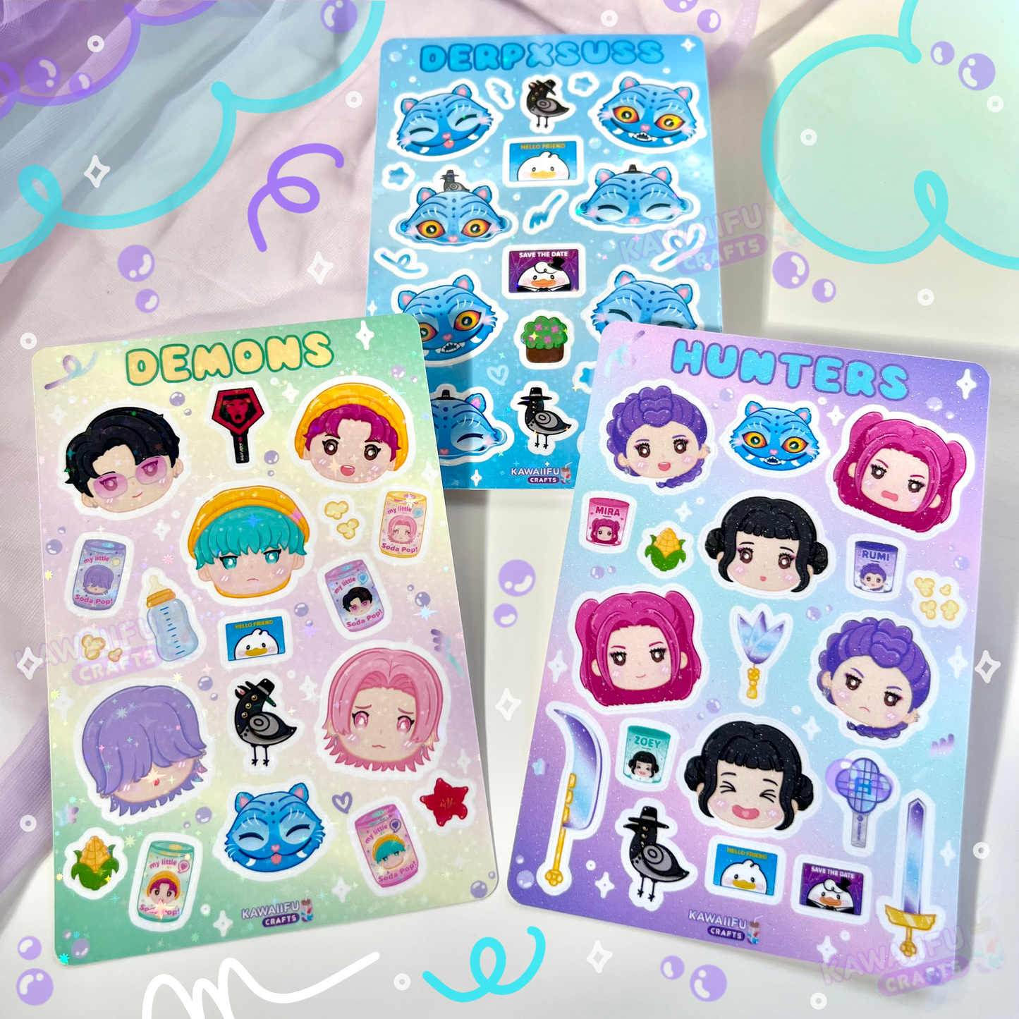 Demons Sticker Sheet