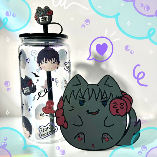 Catdaddy Glass Cup