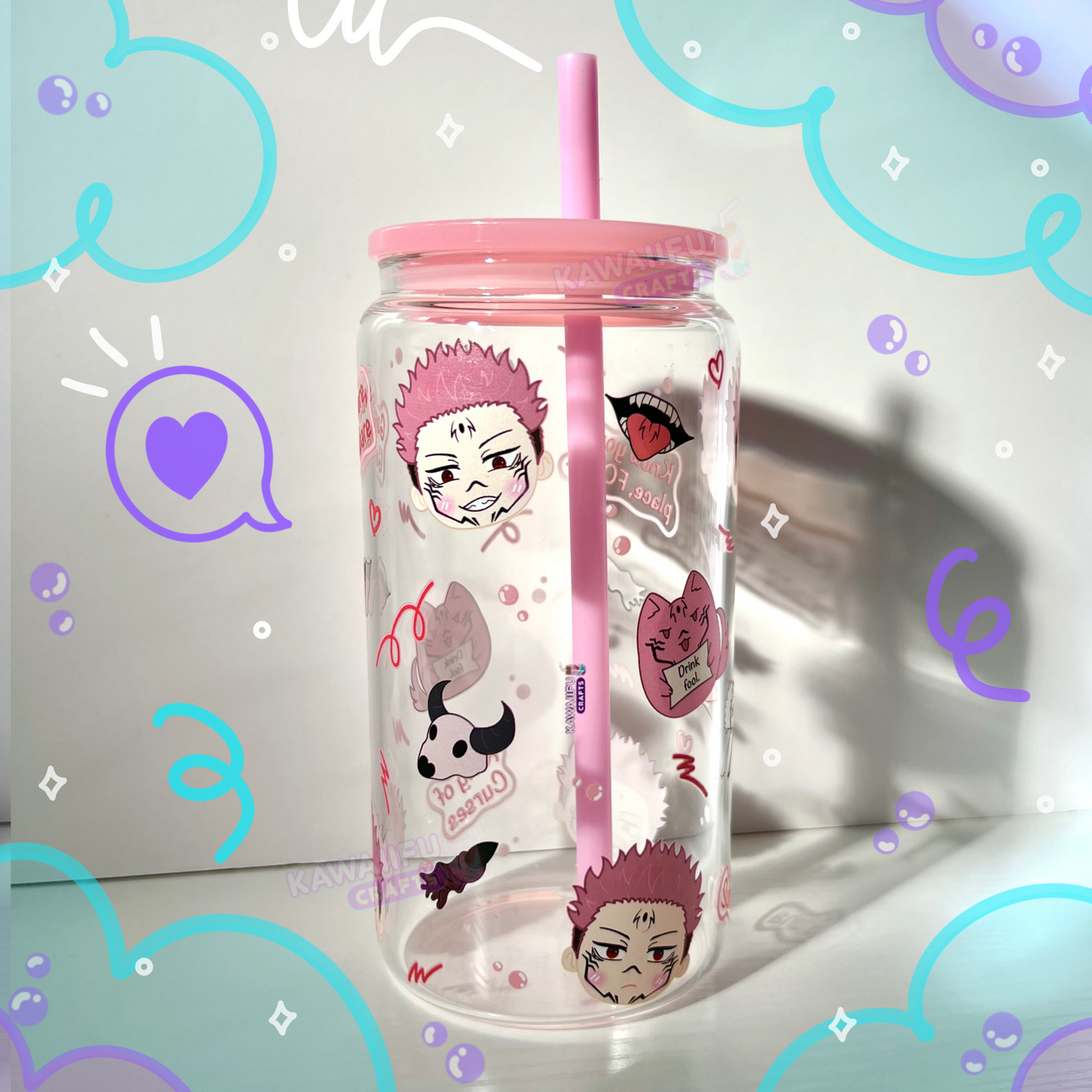Catsuku Glass Cup