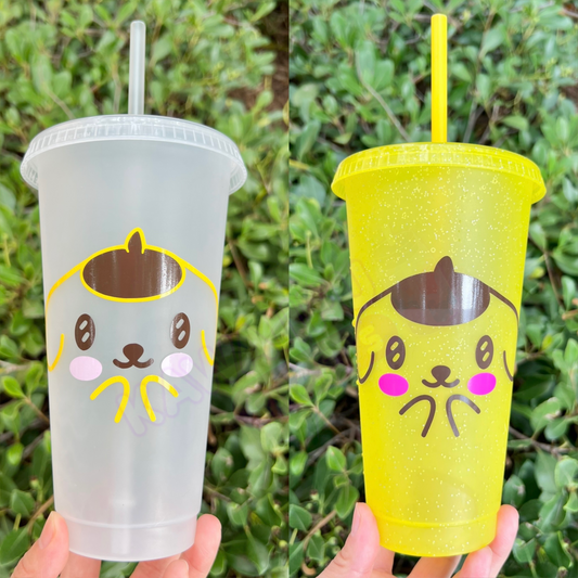 Yellow Puppy Tumbler