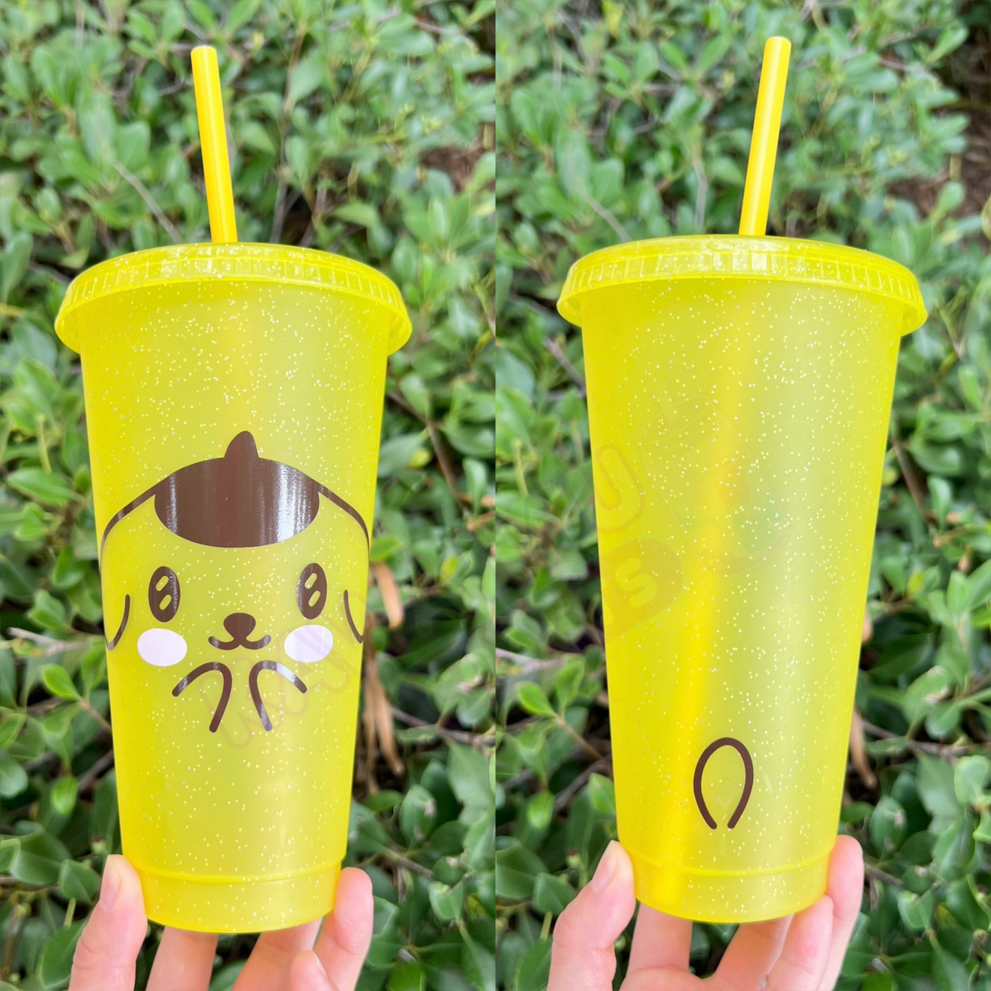 Yellow Puppy Tumbler