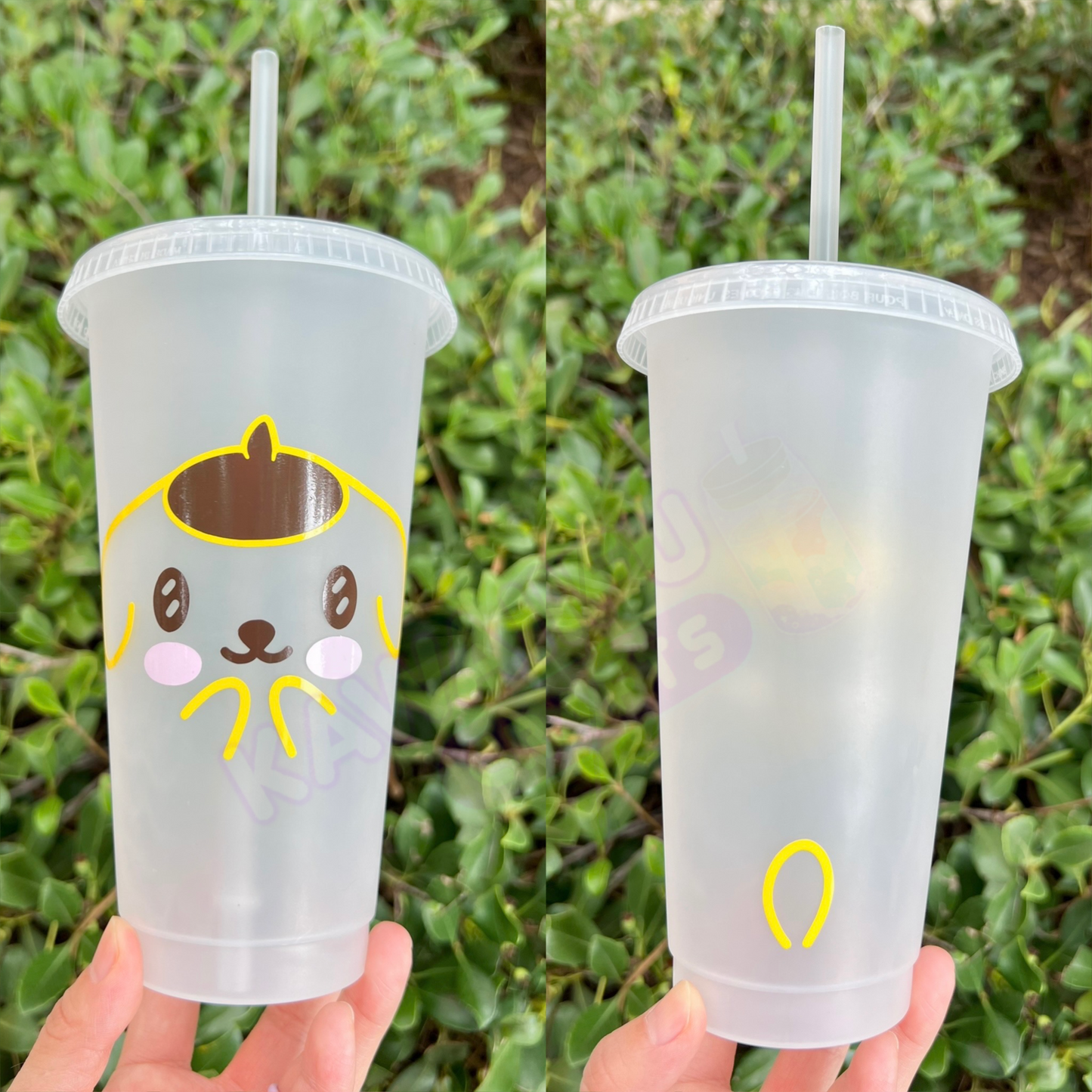 Yellow Puppy Tumbler