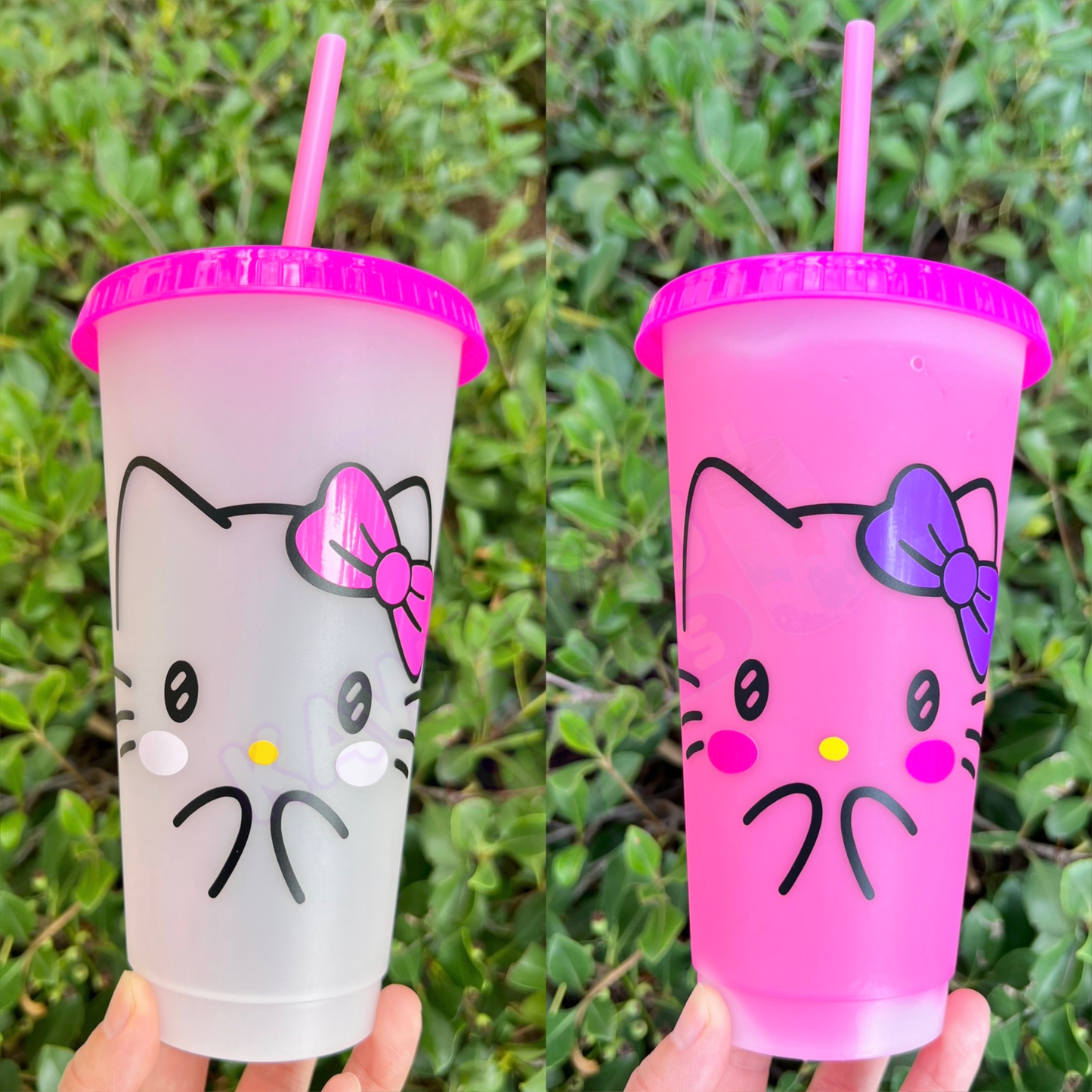 White Kitty Tumbler