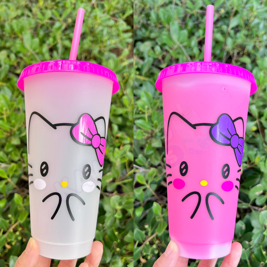 White Kitty Tumbler