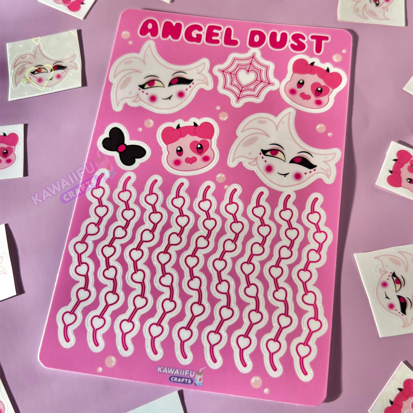 Angel D Sticker Sheet