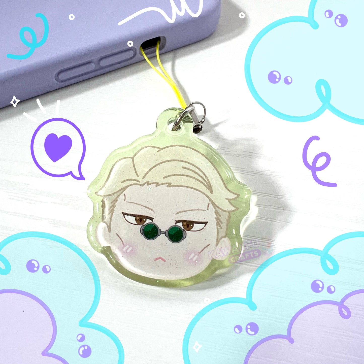 Overtime Phone Charm