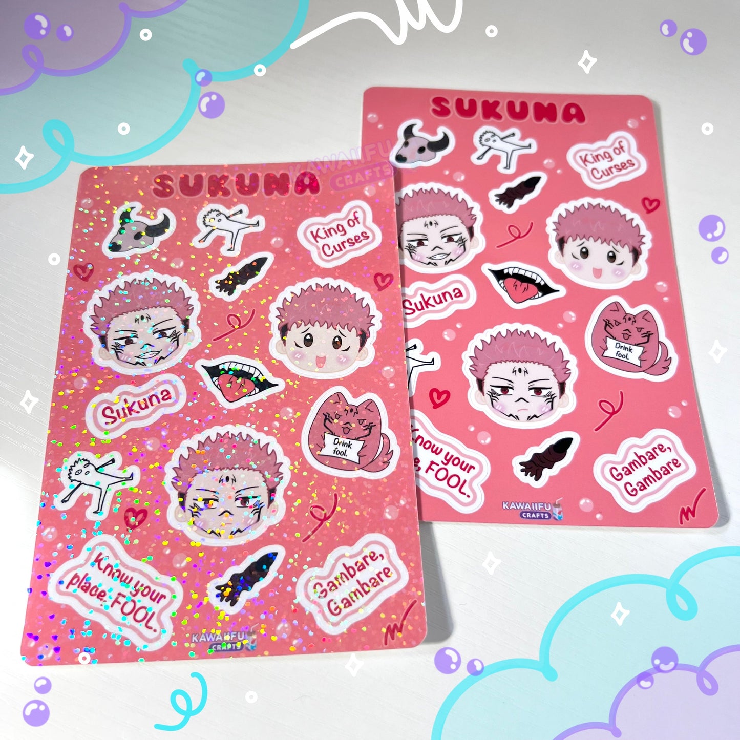 Gambare Sticker Sheet