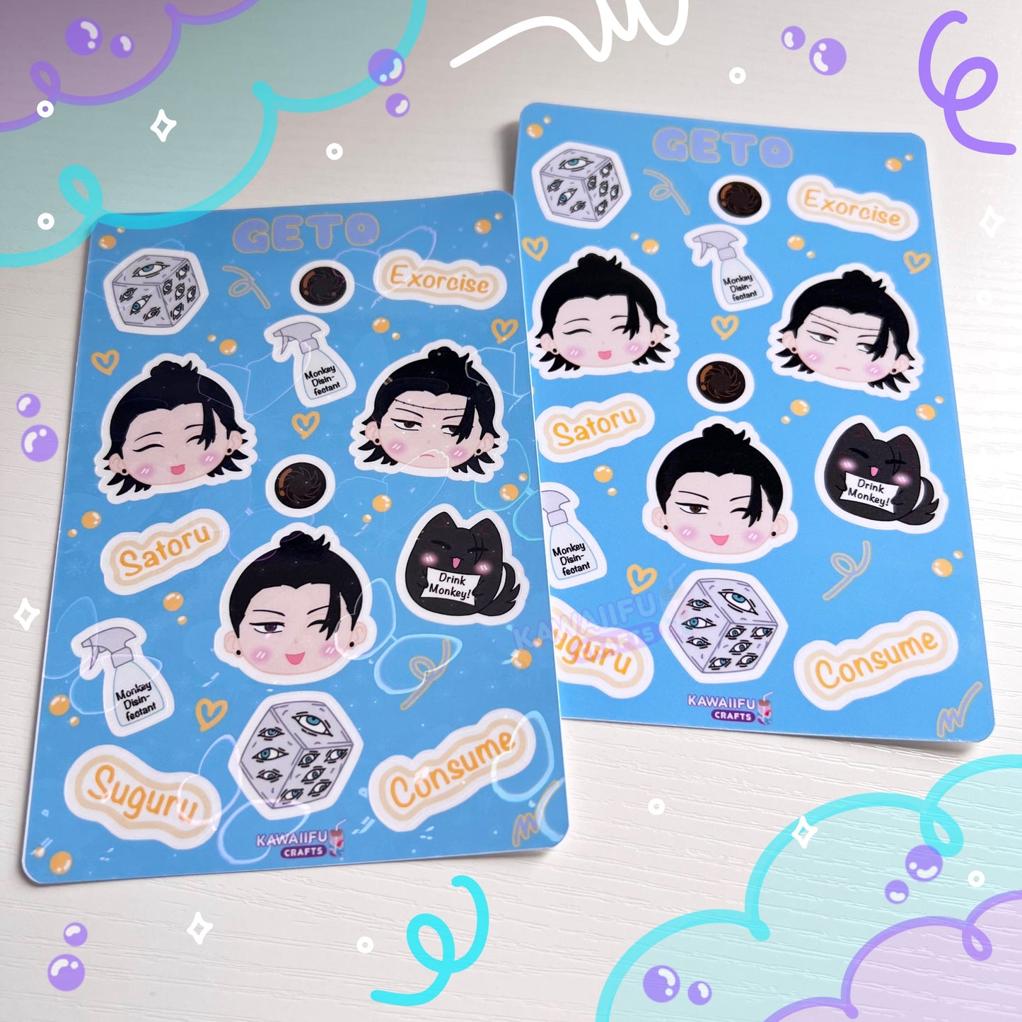 Curse User Sticker Sheet