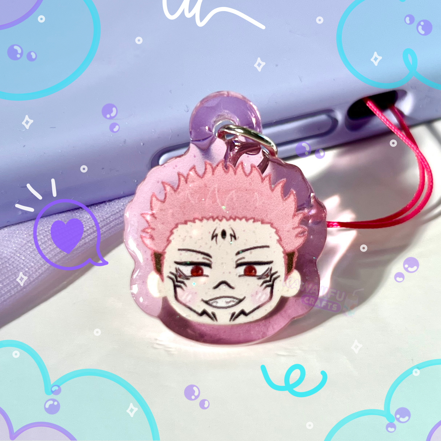 Cursed King Phone Charm