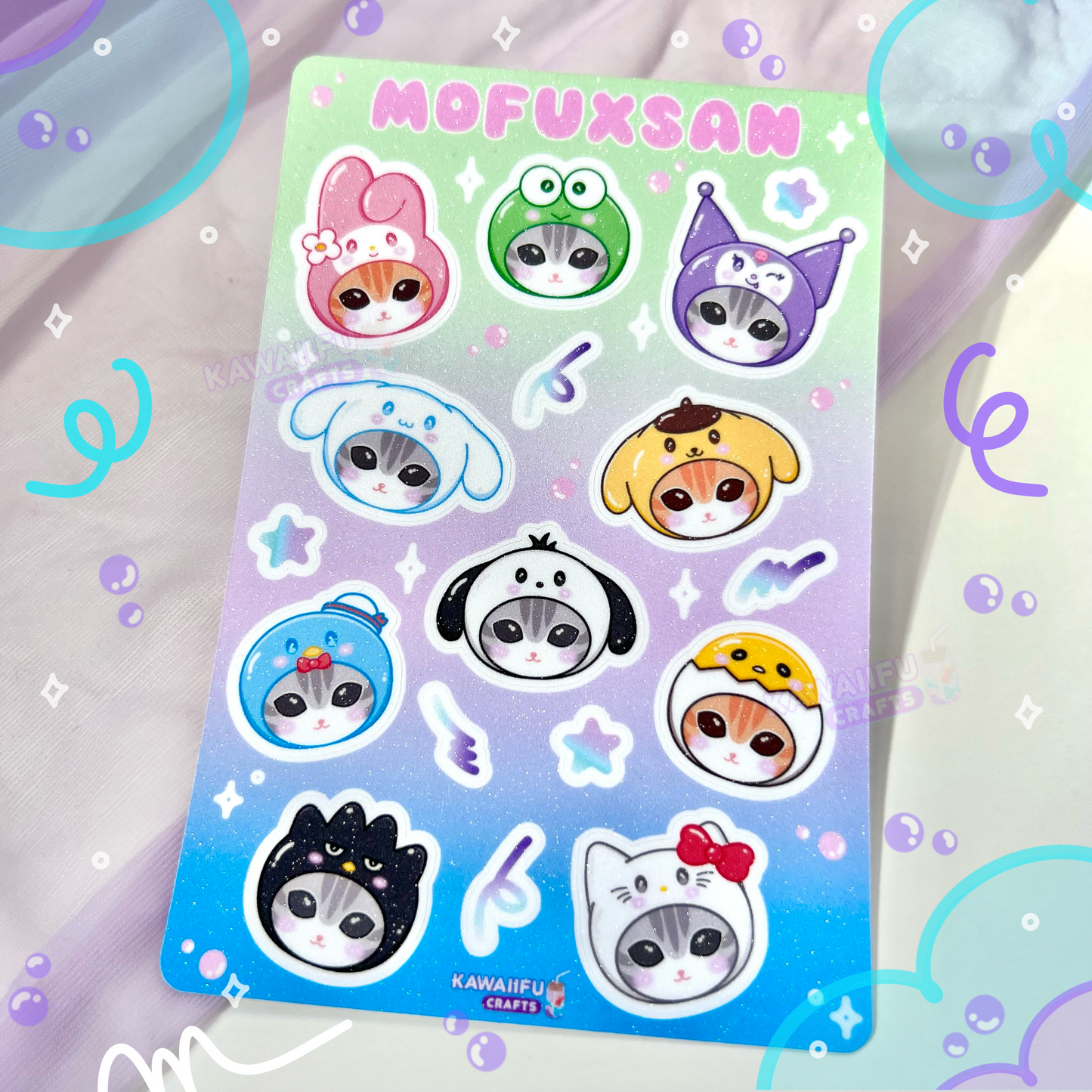 MofuxSan Sticker Sheet