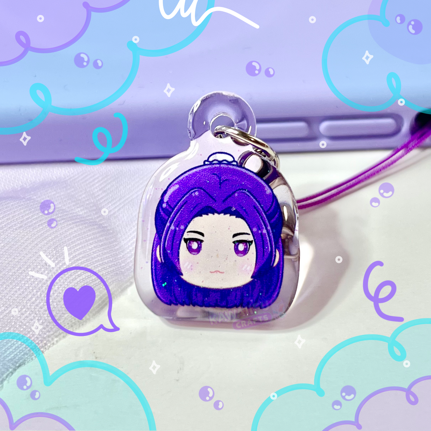Prince Phone Charm