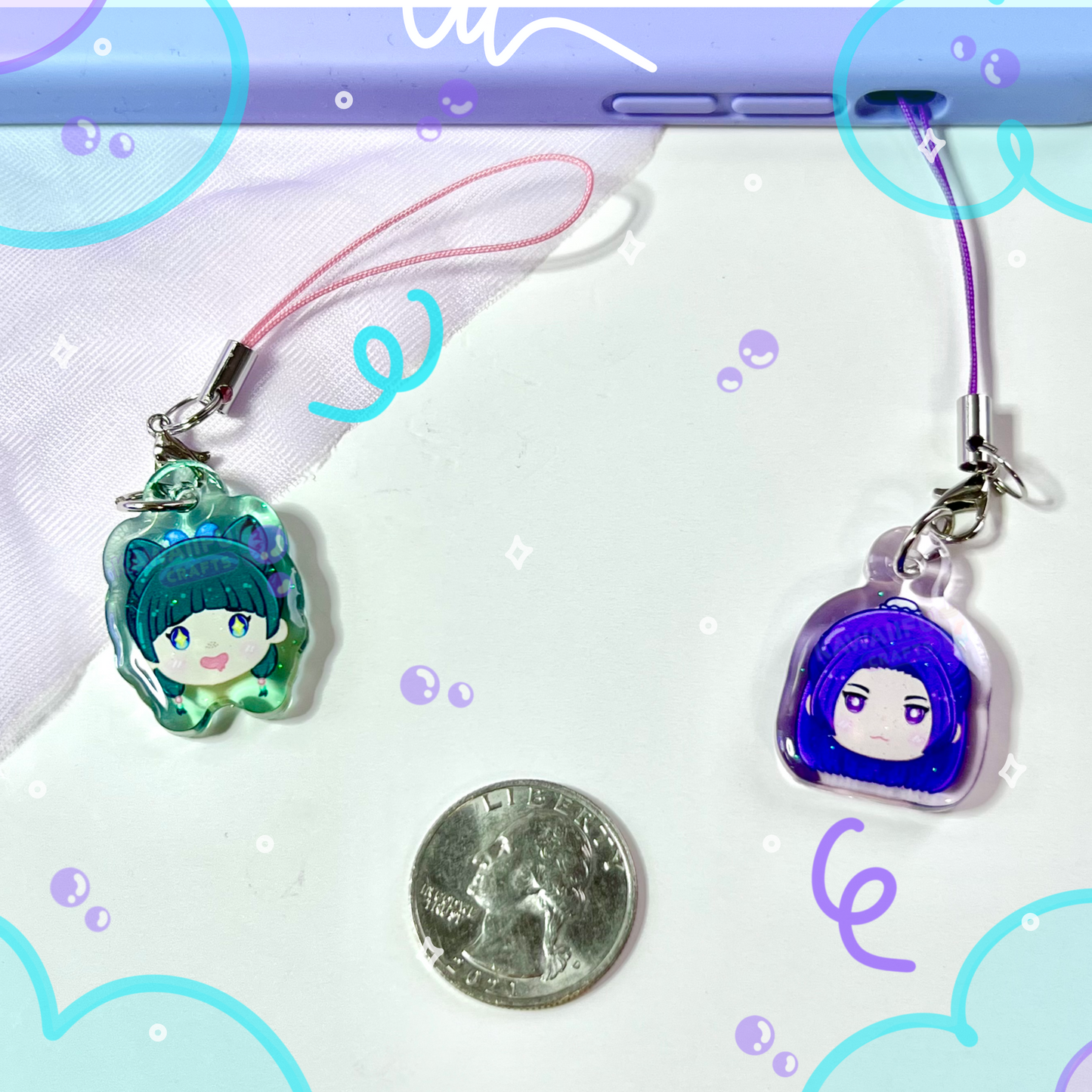 Prince Phone Charm