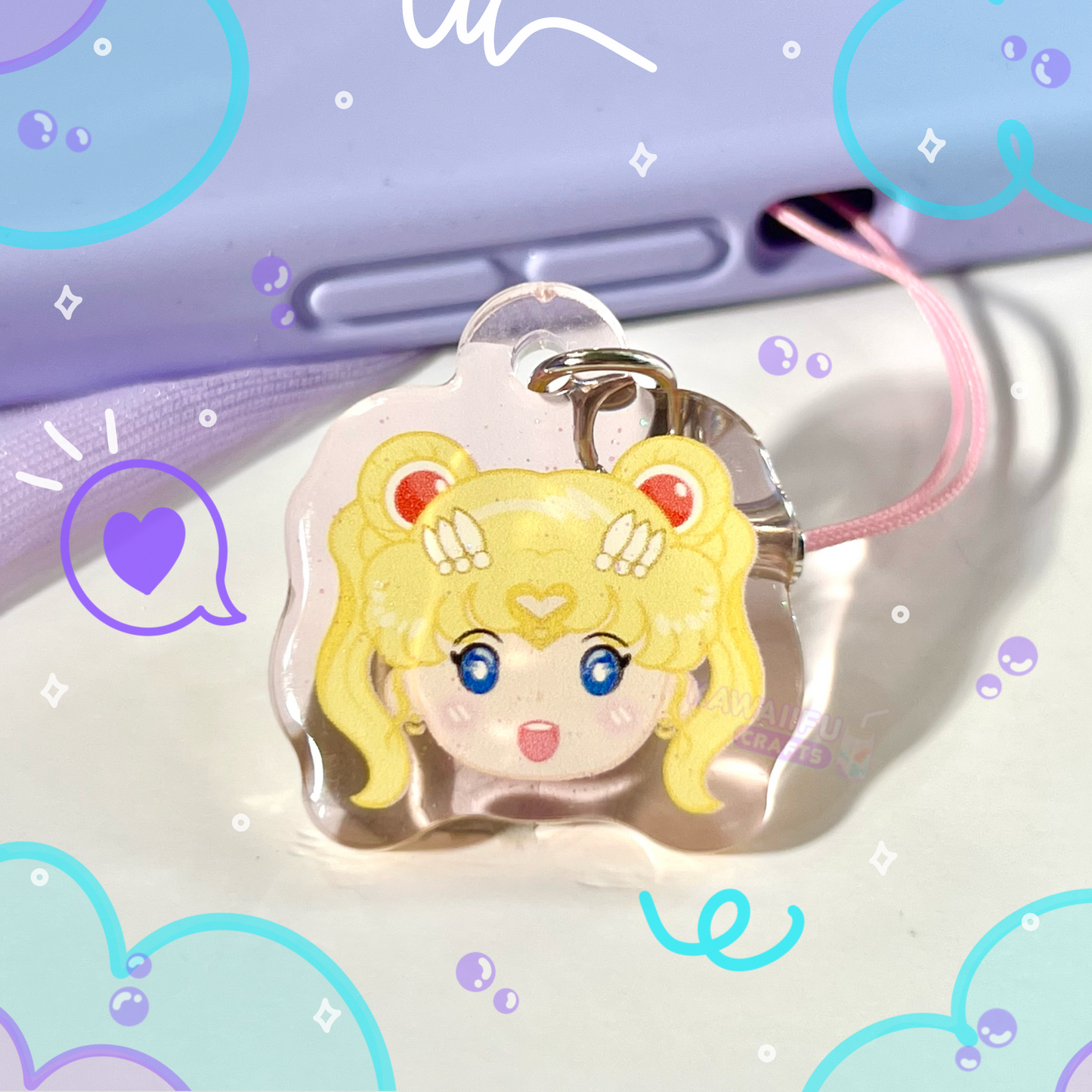 Moon Phone Charm