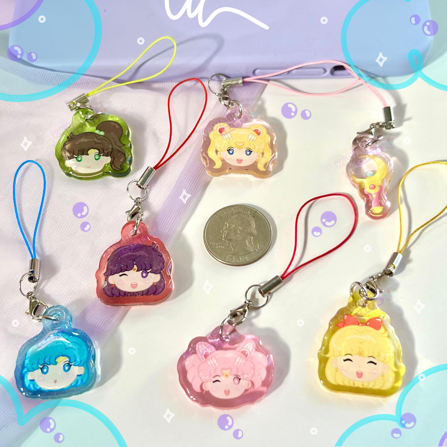 Mercury Phone Charm