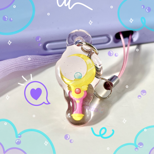 Magic Wand Phone Charm