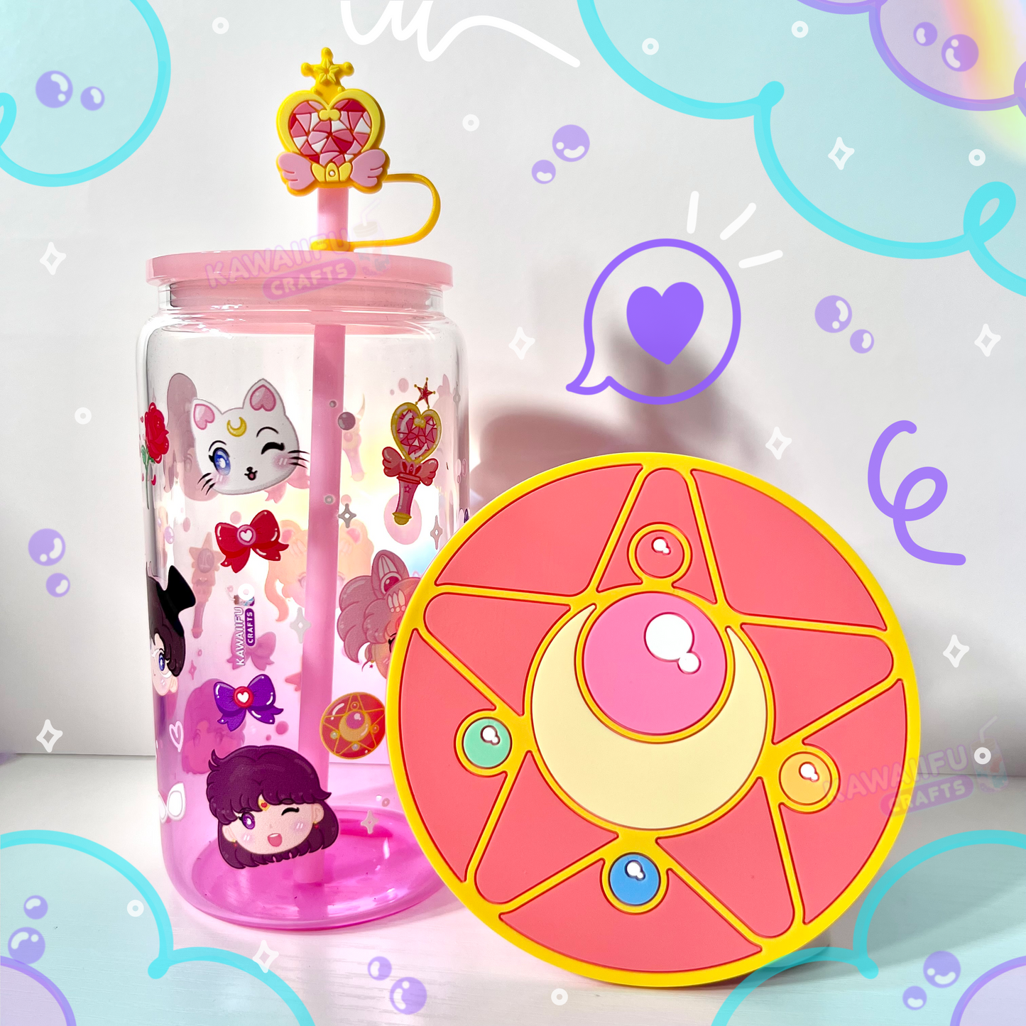 [PRE-ORDER] Moon Scouts Glass Cup