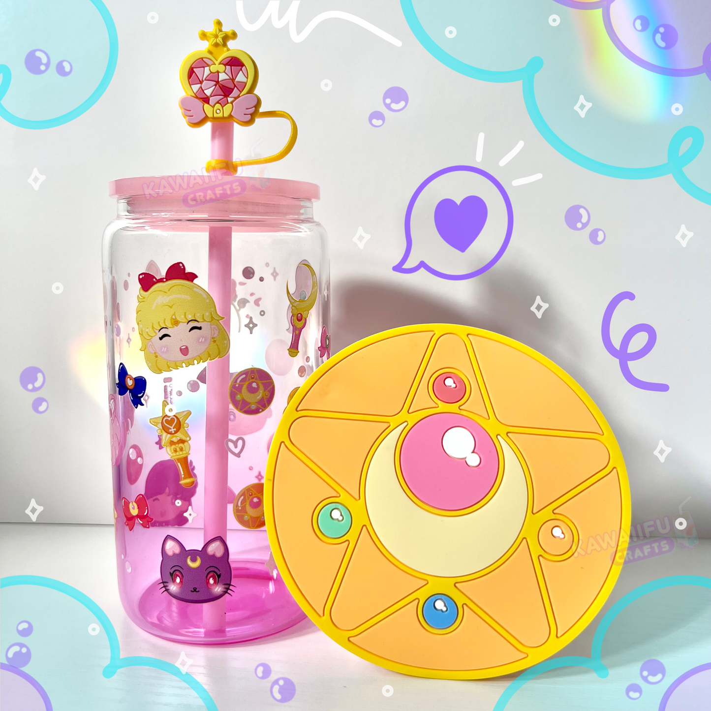 [PRE-ORDER] Moon Scouts Glass Cup