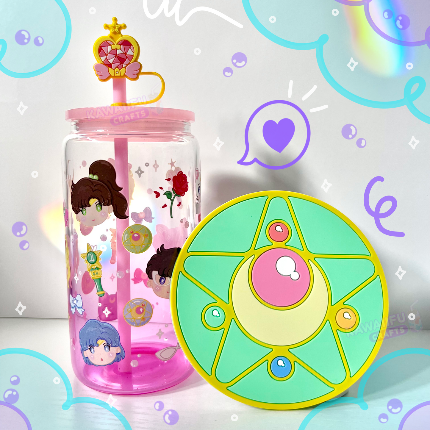 [PRE-ORDER] Moon Scouts Glass Cup