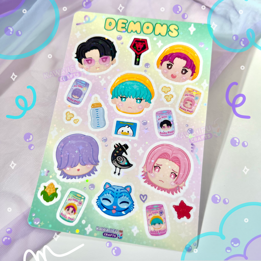 Demons Sticker Sheet