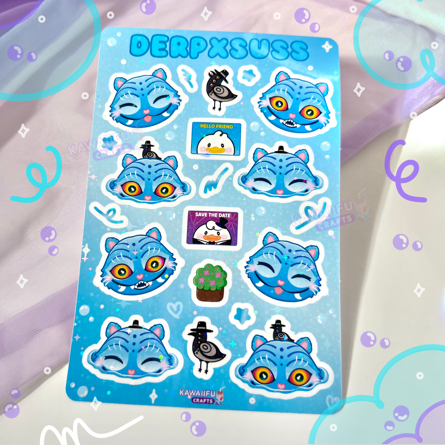 Derp+Suss Sticker Sheet