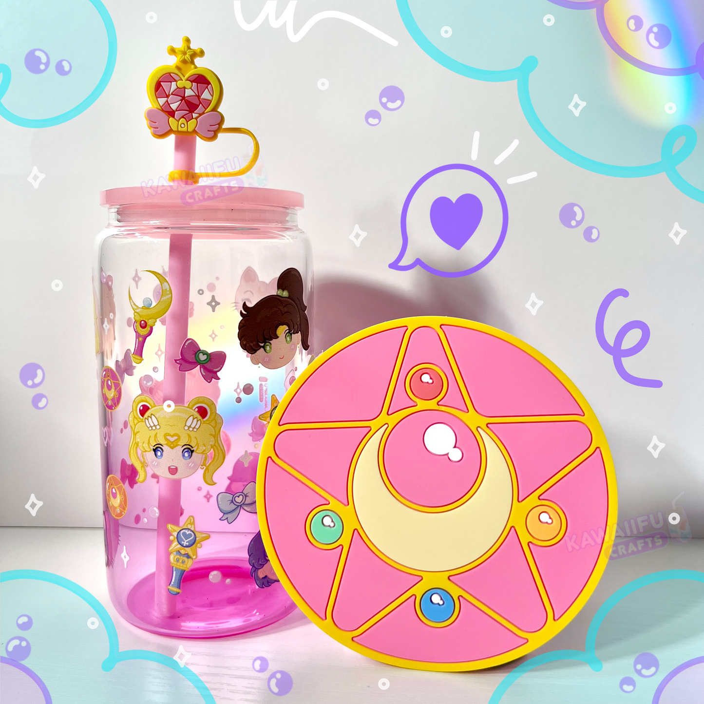 [PRE-ORDER] Moon Scouts Glass Cup