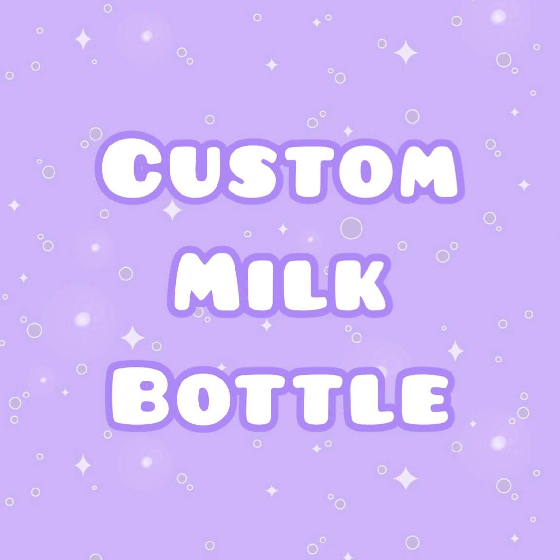 Custom Milk Bottle